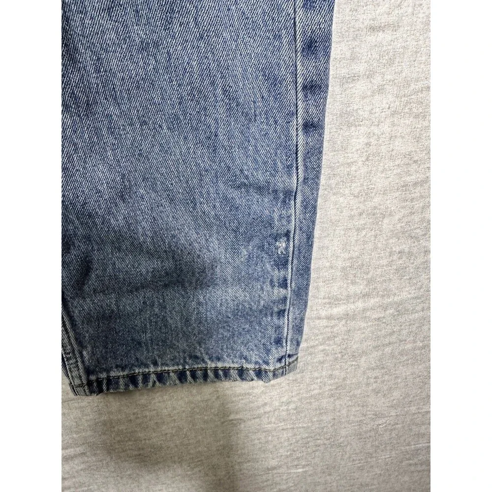 Levi's 505 Jeans Men's 33x32 Light Wash Denim Straight Leg Regular 100% Cotton